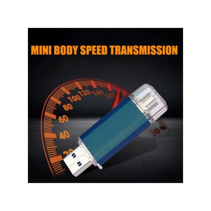 GUEETON 128GB OTG USB Flash Drive – Micro USB and Type C All-in-One Device