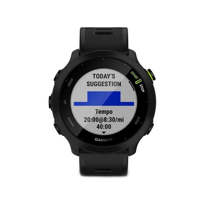 Garmin Forerunner® 55 GPS Watch, Black – Model 010-02562-10