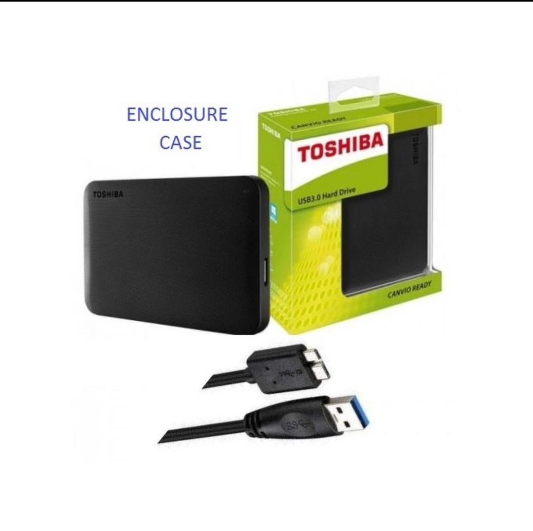 Buy Toshiba USB 3.0 Laptop External Hard Disk Enclosure Case – Black in Kumasi