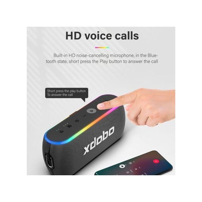 Xdobo X8 III Bluetooth 5.3 IPX7 Waterproof Wireless Speaker with RGB Lighting in kumasi