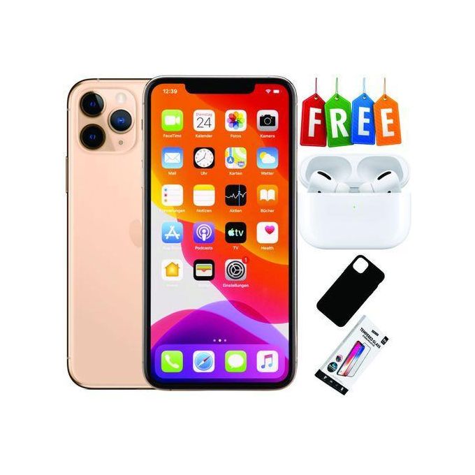 Apple iPhone 11 Pro - 256GB Storage - 4GB RAM - Gold with Complimentary Accessories