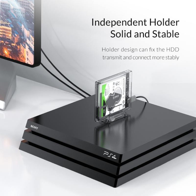 Buy ORICO 2.5 “HDD SATA Case for USB 3.1 C Hard Drive Enclosure with Hard Disk Drive Support HDD SSD Transparent External Case Case in Kumasi