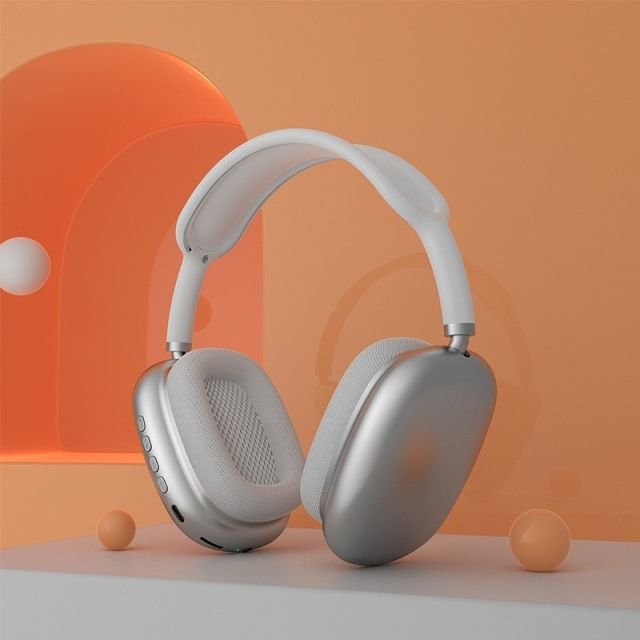 Buy Wireless Headphones Bluetooth Noise-Cancellation Headsets Stereo Sound Heavy Bass Earphones for Phone PC gaming headset on Head in Kumasi — product view 2