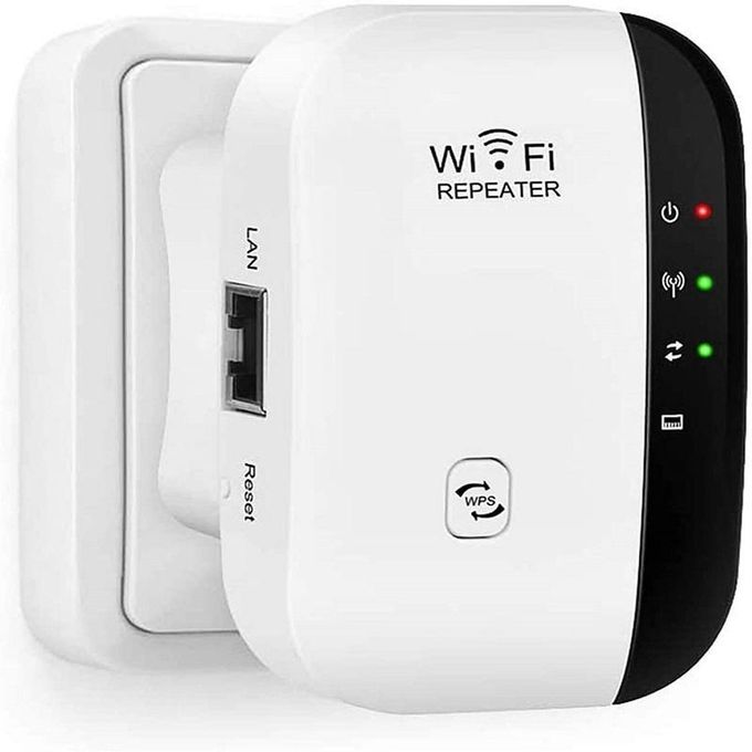 300Mbps 2.4G WiFi Range Extender with RJ45 Port and Remote Router Functionality
