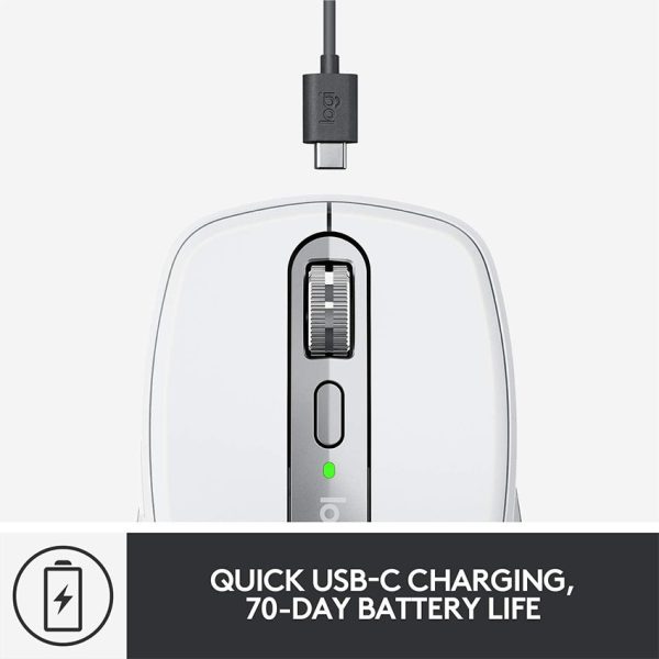 Logitech MX Anywhere 3 Wireless Mouse for Mac – Bluetooth in Grey