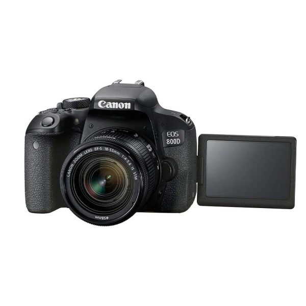 Canon EOS 800D DSLR Camera – 24.2MP, 18-55mm Lens with Wi-Fi Connectivity