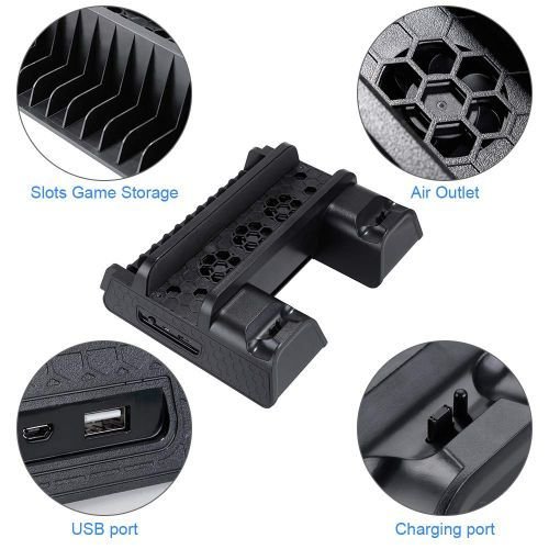 Buy PS4 Controller charging Dock Station Stand with Console Cooling Fan Game Storage in Kumasi