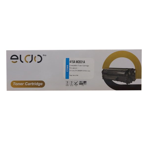 Eldo Compatible 415A Toner in Cyan, Magenta, and Yellow