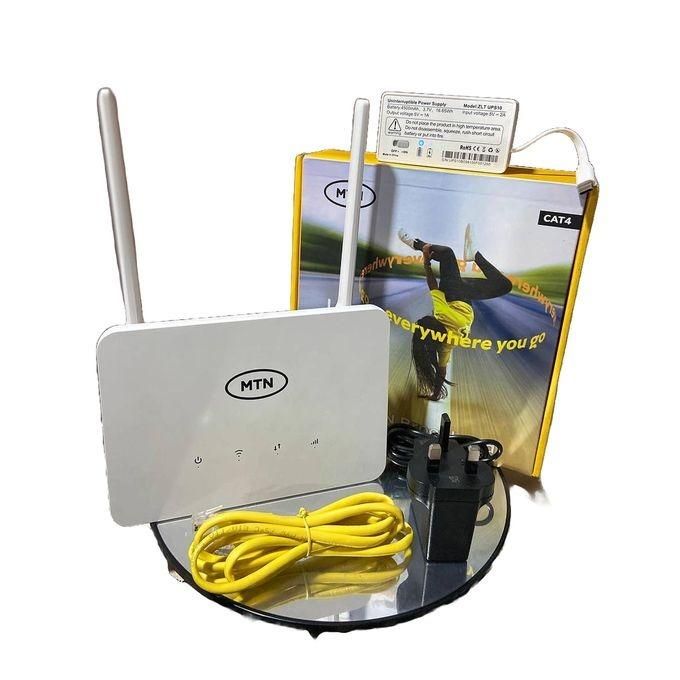 MTN CAT 4 Turbonet Universal Router with Backup Battery – White