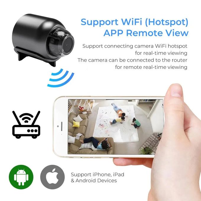 Compact Wi-Fi 1080p Surveillance Camera
