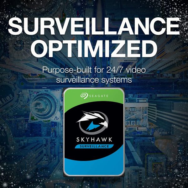 Seagate SkyHawk 3TB 7200RPM Desktop HDD ST33000VX010 — product view 3