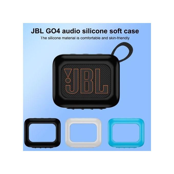 Silicone Protective Case for JBL Go 4 Wireless Bluetooth Speaker – Grey in kumasi