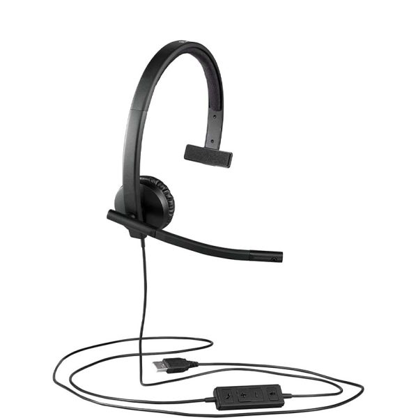 Logitech H570E USB Mono Headset – Skype Certified