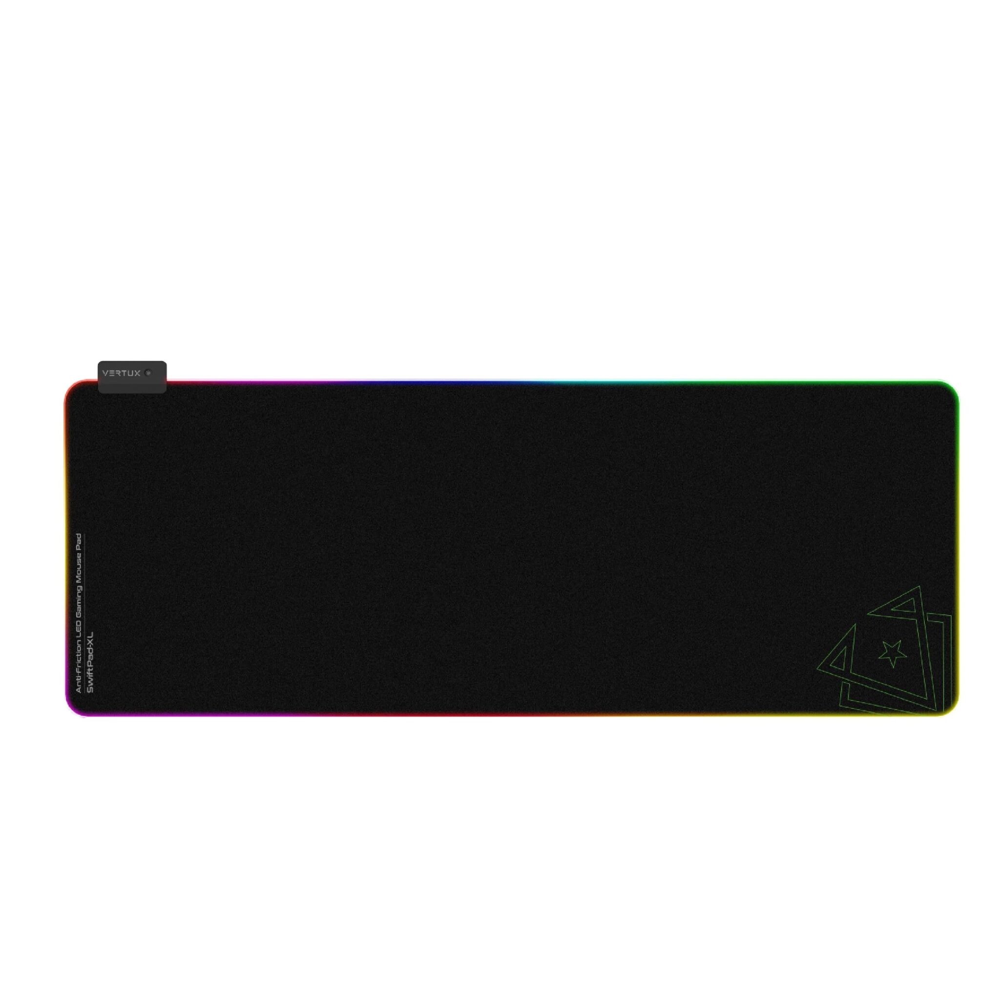 Vertux RGB LED Gaming Mouse Pad for Enhanced Game Immersion with Smooth Scrolling