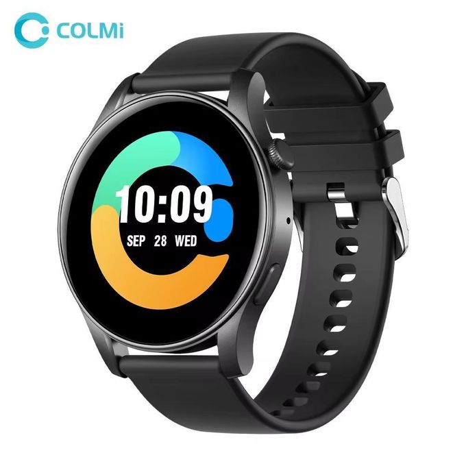 Colmi V73 Smartwatch with 1.43-inch AMOLED Display - Black