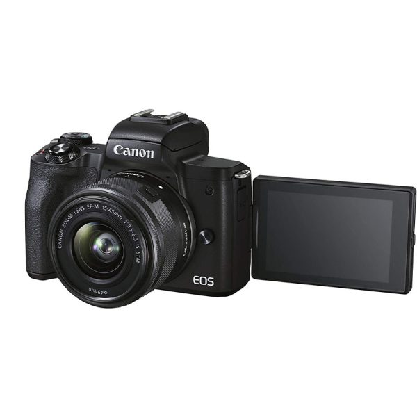 Canon EOS M50 Mark II Camera with EF-M 15-45mm Lens