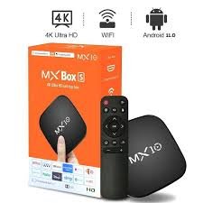 Buy MX10 Box S 10 Android TV 11.0 Version 1+8GB TV BOX Chrome cast in Kumasi Adum