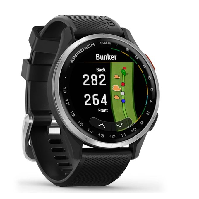 Garmin Approach S44 43mm Black and Silver