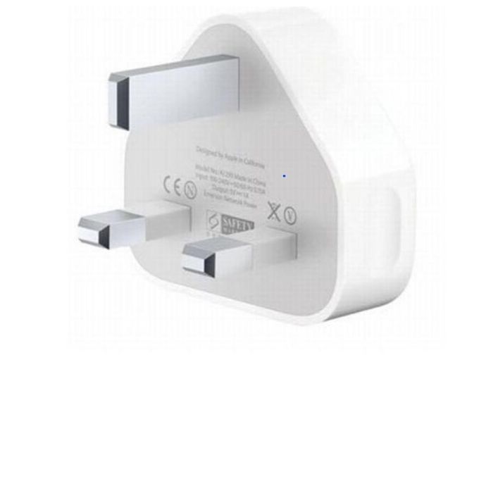 Lightning Cable and 3-Pin Dock/Charger Combo Pack – 5W USB Power Adapter with 1m Lightning to USB Cable and Adapter, Compatible with iPhone