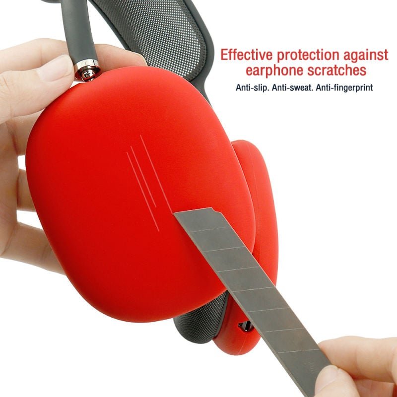 Skin-friendly For Airpods Max Earphone Case Silicon Protective Cover For Apple Airpods Max Anti-Shockproof Headphone Accessories