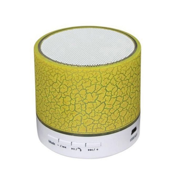 Compact Yellow Wireless Bluetooth Speaker