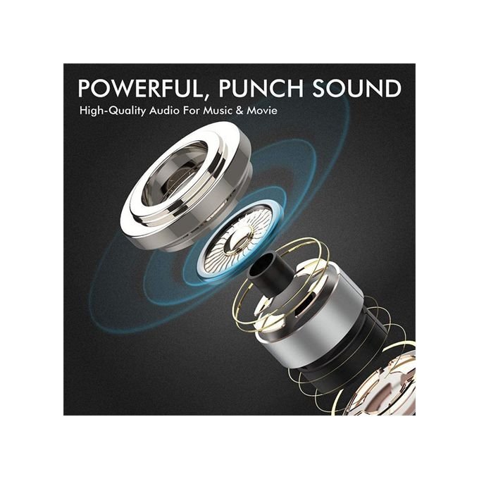 Fingerprint Touch Bluetooth Headset Noise-cancelling Stereo Headset