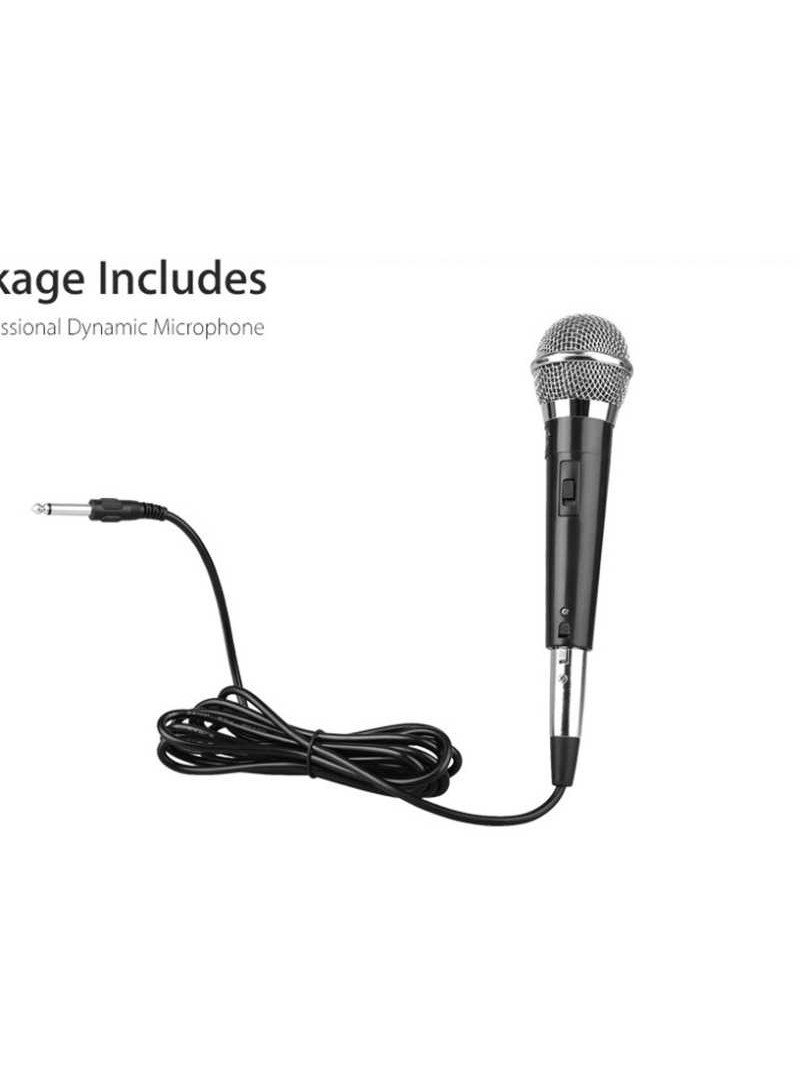 Buy MOVING COIL HANDHELD WIRED DYNAMIC MICROPHONE UNIDIRECTIONAL MIC FOR STAGE SINGING HOME KTV MEETING (D2.36 X H9.84)INCH in Kumasi