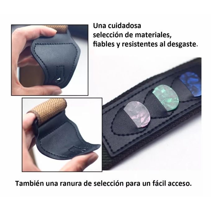 Adjustable Polyester Straps for Electric Guitars, Acoustic Folk Guitars, and Bass Guitars – Guitar Accessories — product view 3