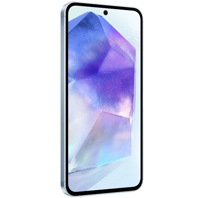 Samsung Galaxy A55 – 5G – 256GB Storage – 8GB RAM – 50MP Rear Camera/32MP Front Camera – Dual SIM – Light Blue (Includes Care + Subscription) – 12-Month Warranty in kumasi