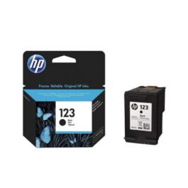 HP 123 Black Ink Cartridge (F6V17AE) - Genuine Original