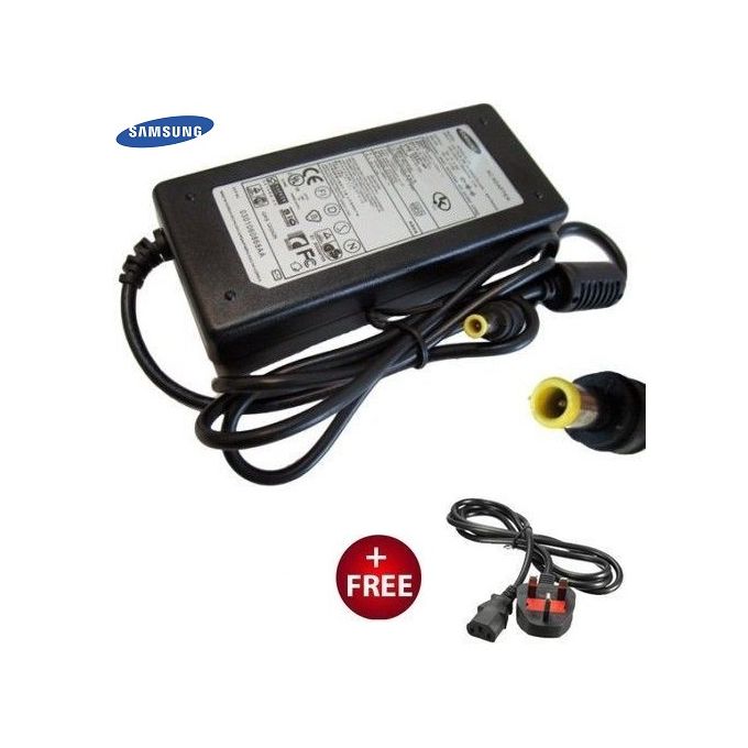 Replacement Charger for Samsung Laptop – 19V with Fused Power Cable