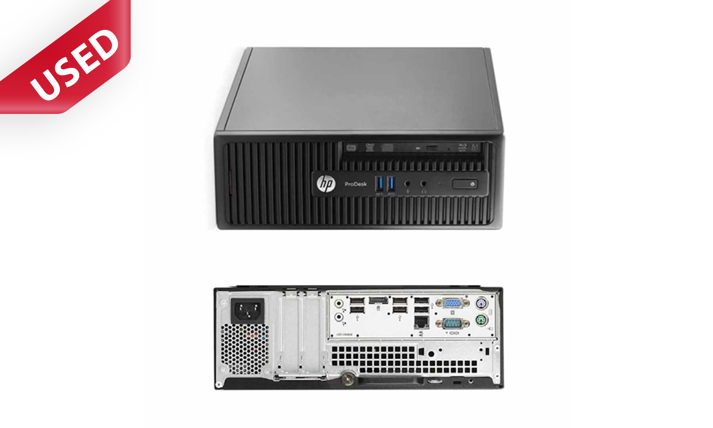 HP ProDesk 400 G2.5 SFF Desktop PC - Pentium Processor / Pre-Owned