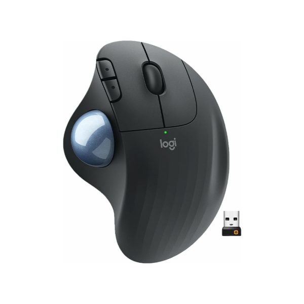Logitech M575 Ergonomic Mouse – Graphite