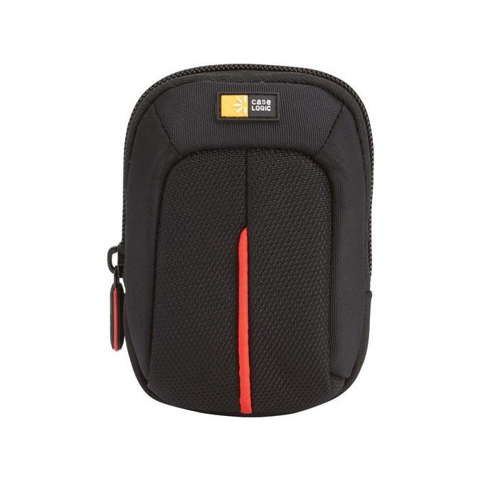 Case Logic Small Nylon Camera Bag - DCB301K - Black and Red