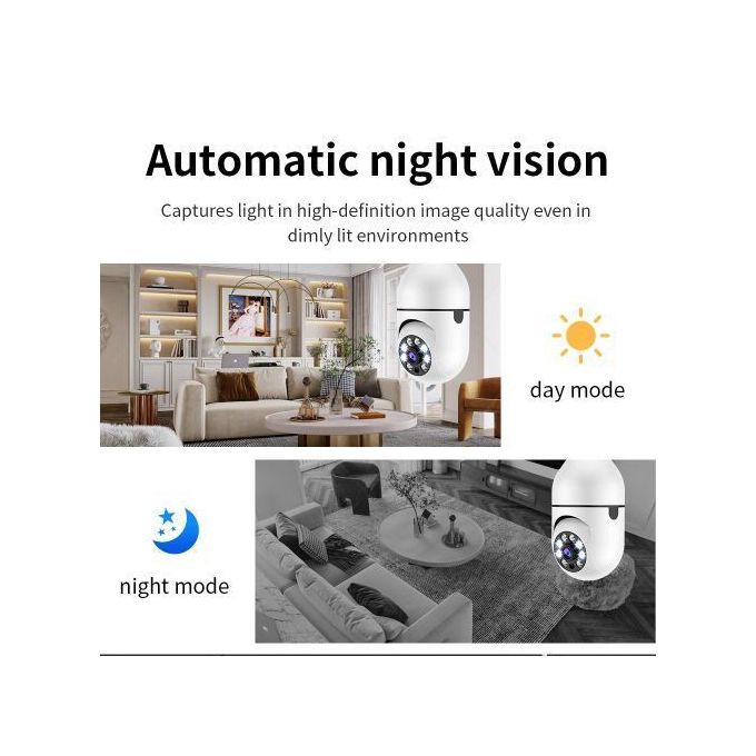 360° HD WiFi Wireless Light Bulb Camera — product view 4
