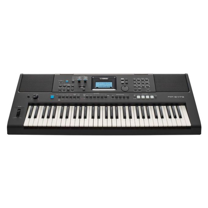Yamaha PSR-E473 Black Musical Keyboard with Adapter
