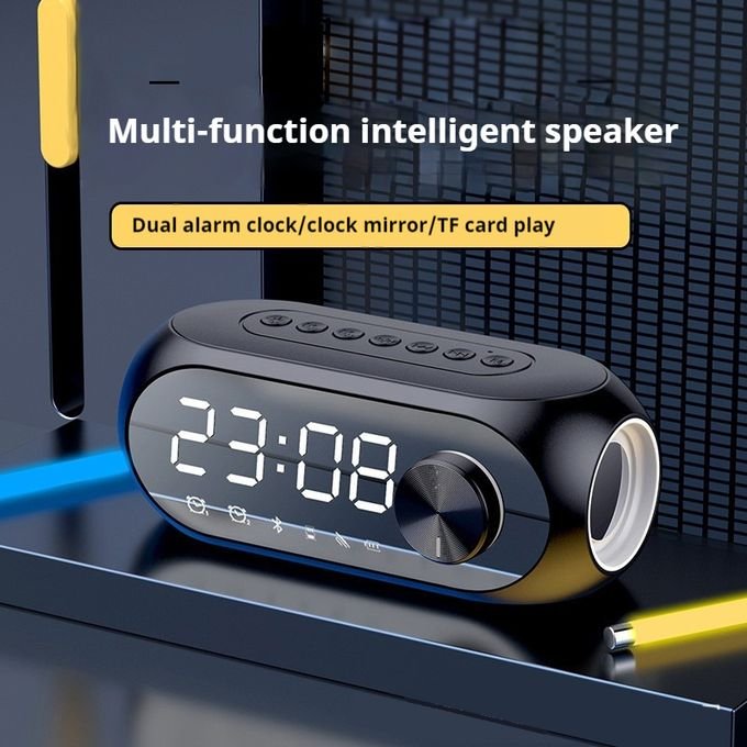 3-in-1 Bluetooth 5.0 Speaker with Built-in FM Radio and Alarm Clock