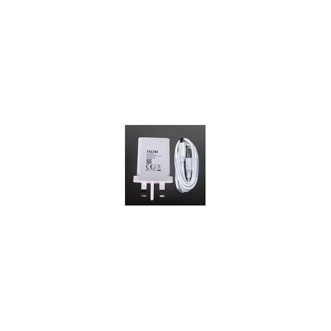 TECNO White Adaptive Type A Charger in kumasi
