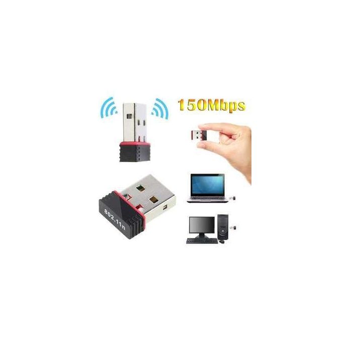 Compact USB WiFi Adapter – 150Mbps Wireless Network Dongle