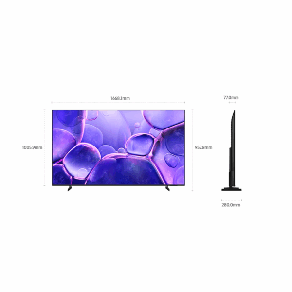 75-Inch Samsung Smart 4K UHD Satellite TV