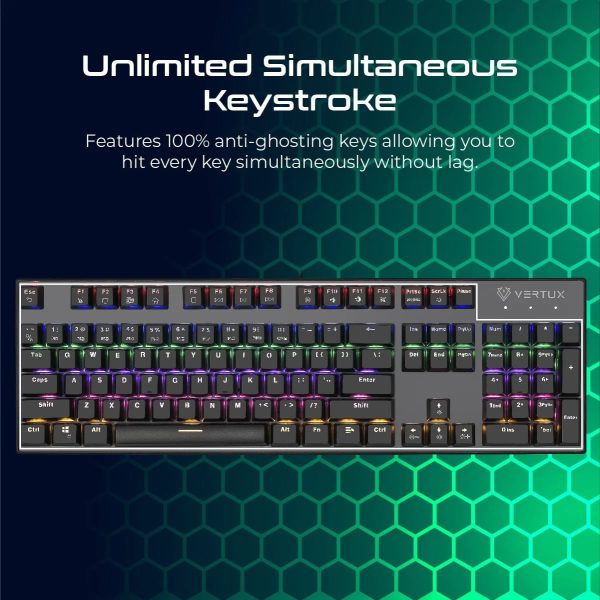 Vertux High-Performance Gaming Keyboard