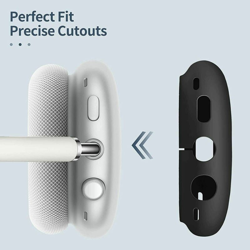 Skin-friendly For Airpods Max Earphone Case Silicon Protective Cover For Apple Airpods Max Anti-Shockproof Headphone Accessories