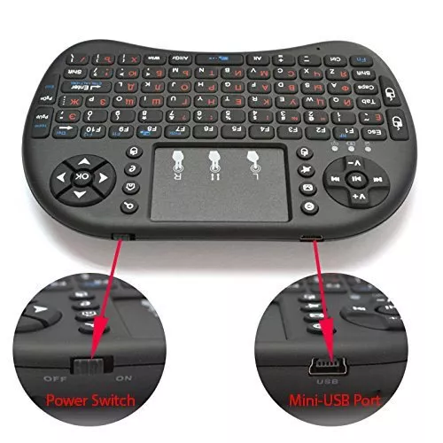 Buy Rii i8+ BT Mini Bluetooth Backlight Touchpad Keyboard in Kumasi