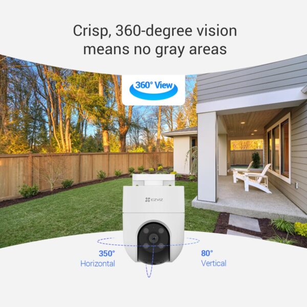 EZVIZ 2MP WiFi Camera with Pan and Tilt Functionality