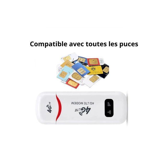 Portable Wireless 4G LTE USB Modem Stick with 150Mbps Speed for Home and Office WiFi — product view 3