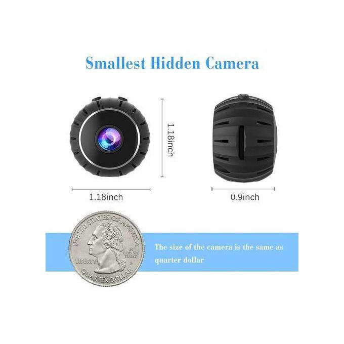 X10 Mini WiFi Surveillance Camera – 1080p – Black — product view 4