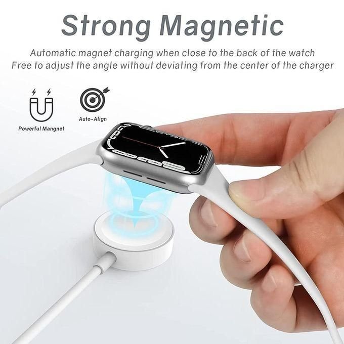 Apple Watch Series USB-C Charger Cable – Magnetic Fast Charging Cord for Series 7/6/5/4/3/2/1/SE in kumasi
