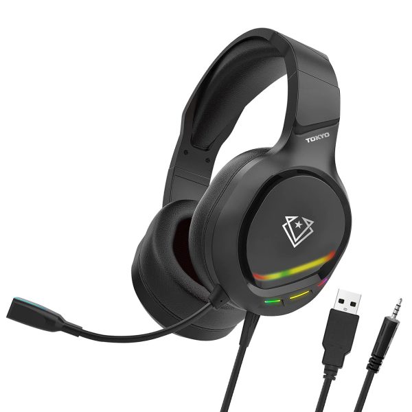 Vertux Wired Gaming Headset with Noise Isolation and Amplified Sound