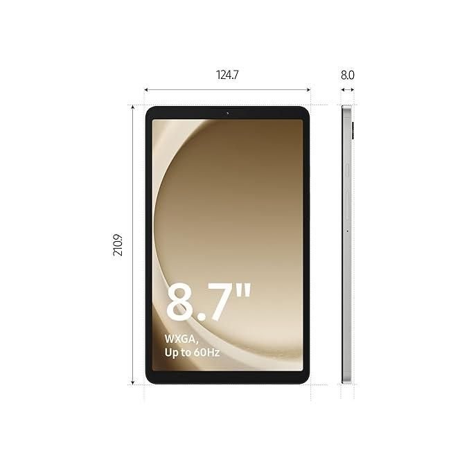 Samsung Galaxy TAB A9 – 8.7” – 64GB ROM – 4GB RAM – 8MP Rear/5MP Front – 5100mAh – Black