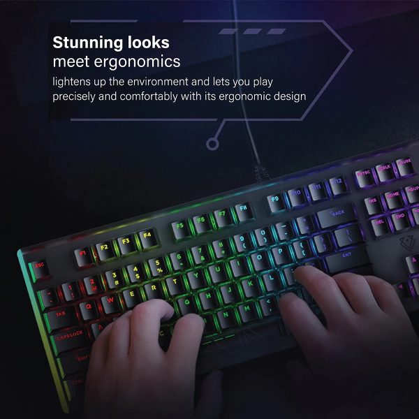 Vertux High-Performance Mechanical Gaming Keyboard